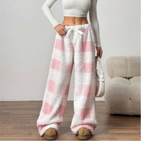 Ruby | Cozy and Stylish Checked Fleece Pants
