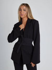 Elizabeth | Blazer elegante e raffinato da donna con cintura