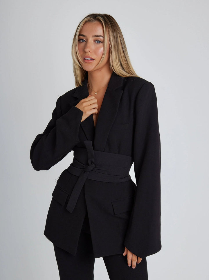Elizabeth | Blazer elegante e raffinato da donna con cintura