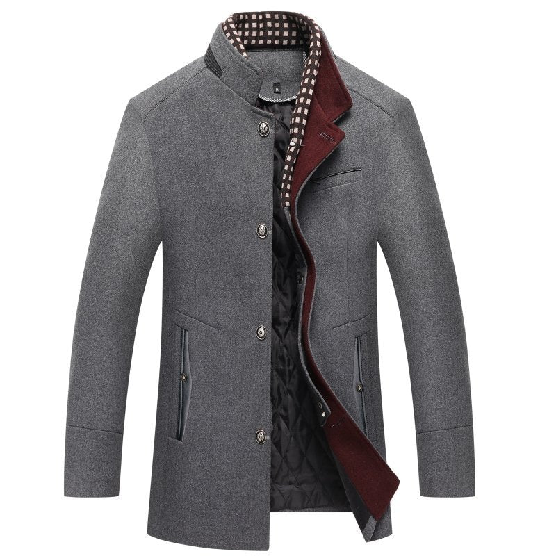 Ferdinand | Winter Wool Coat – Elegant and Warm for Men