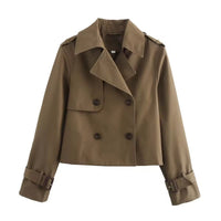 Luna | Comfortable And Elegant Cropped Trench Coat