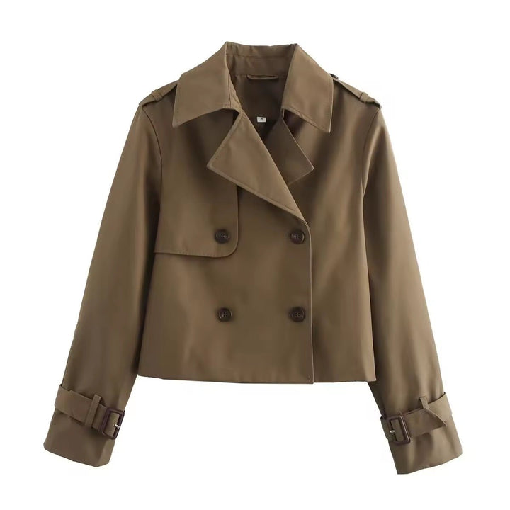 Luna | Comfortable And Elegant Cropped Trench Coat
