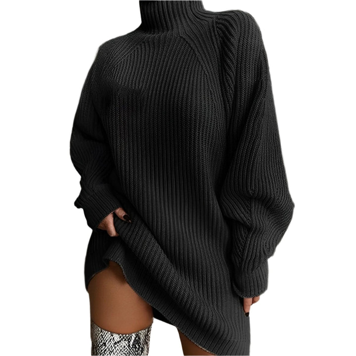 Franziska | Oversized Pullover Sweater with High Neck