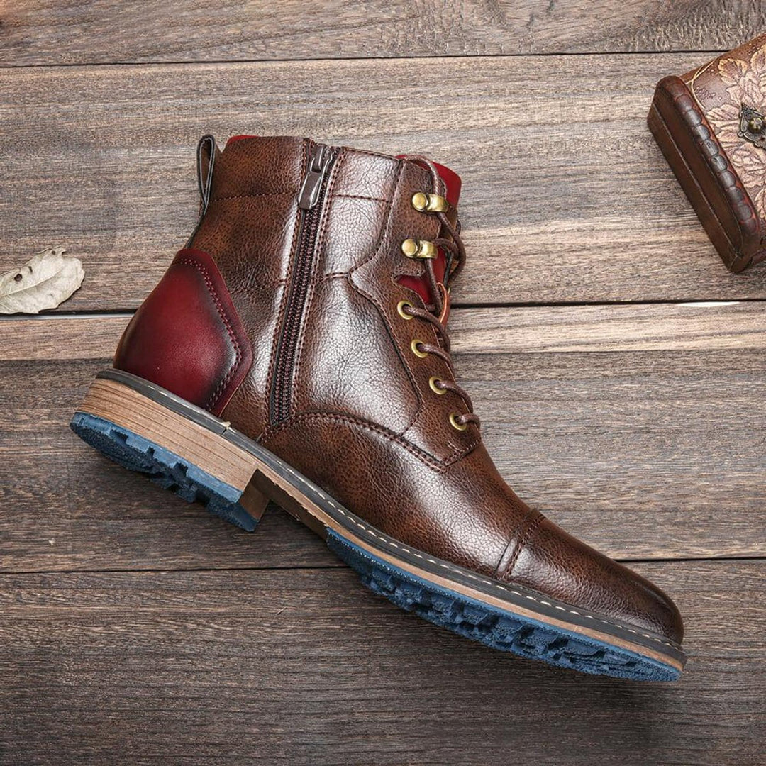 Victor | Premium Orthopedic Leather Oxford Men Boots