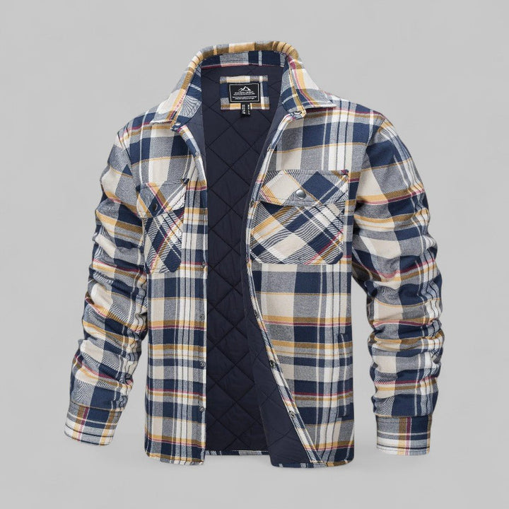 Tobias | Flannel Shirt Jacket – Comfortable Plaid Style