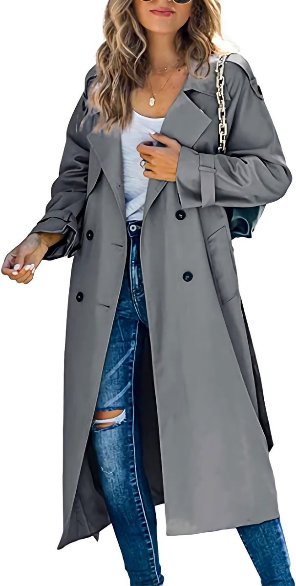 Harper | Timeless And Classic Oversized Trench Coat