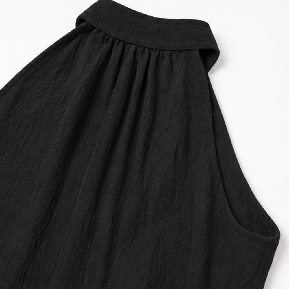 Draplyn | Wide Leg Halter Jumpsuit for Effortless Style
