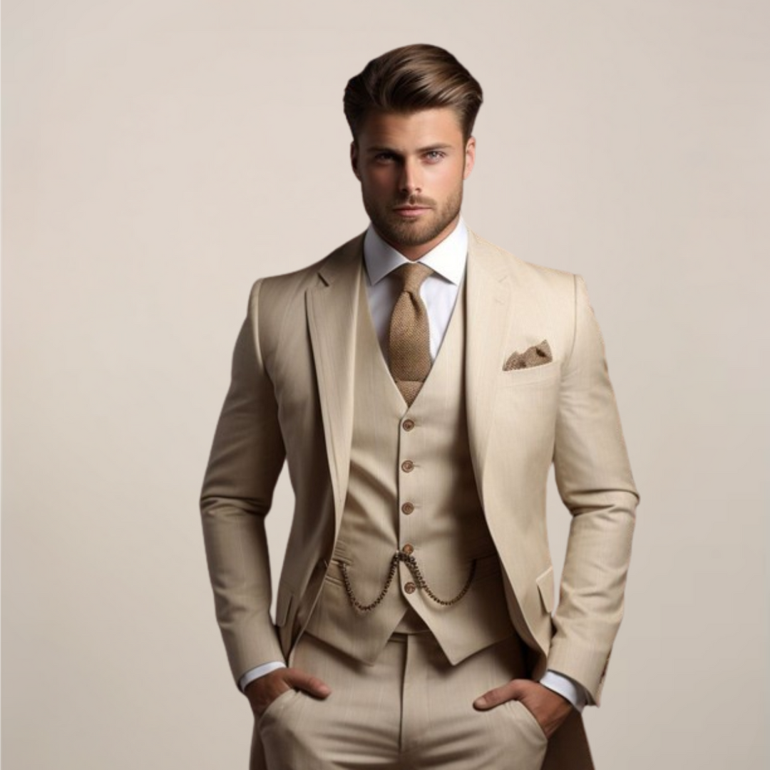 Georg | Spring Formal Three-Piece Suit for Men
