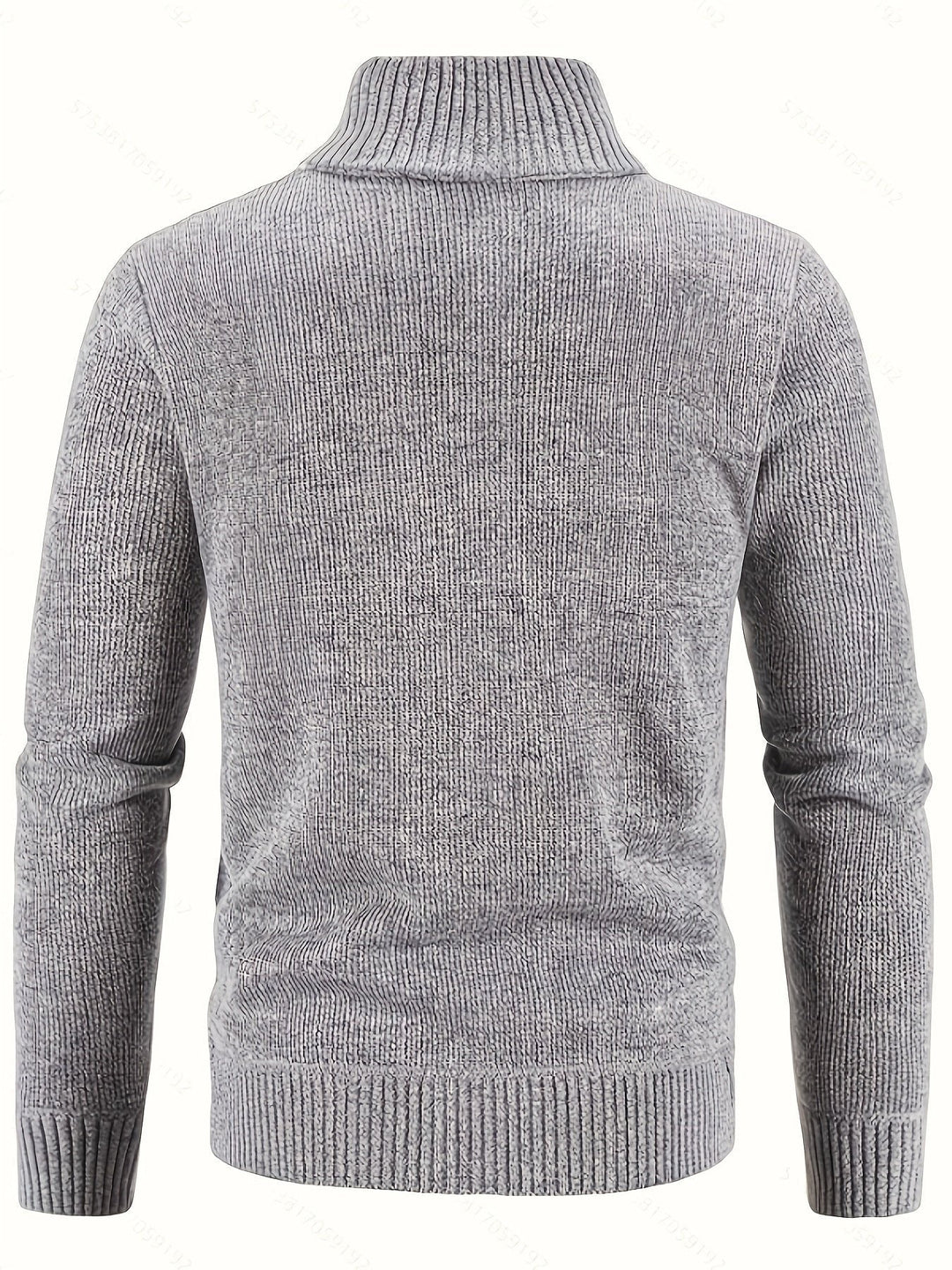 Walter | Full-Zip Cardigan – Textured Design for Men