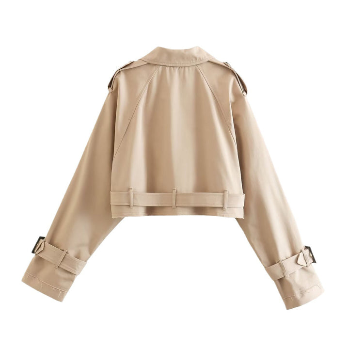 Eleanor | Comfortable And Versatile Short Trench Coat