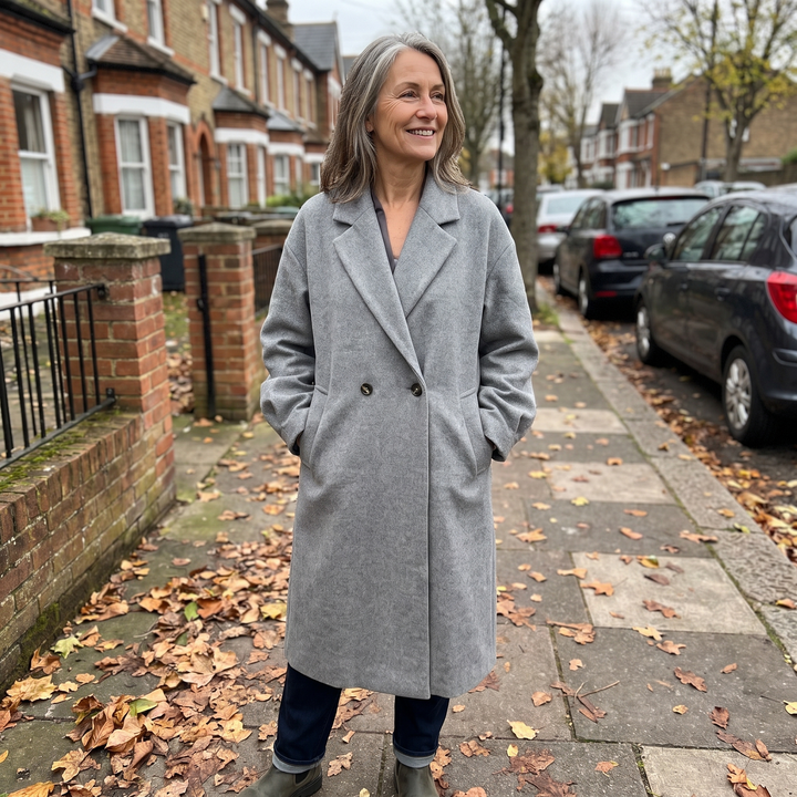 Harper | Winter Overcoat – Elegant Long Coat for Women