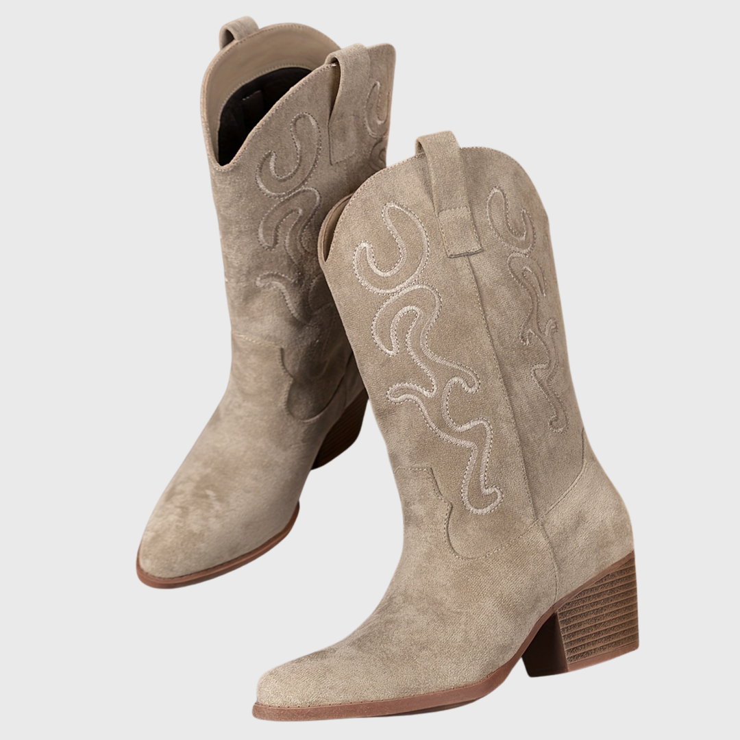 Seraphina | Bottes de cowboy élégantes et confortables à mollet large