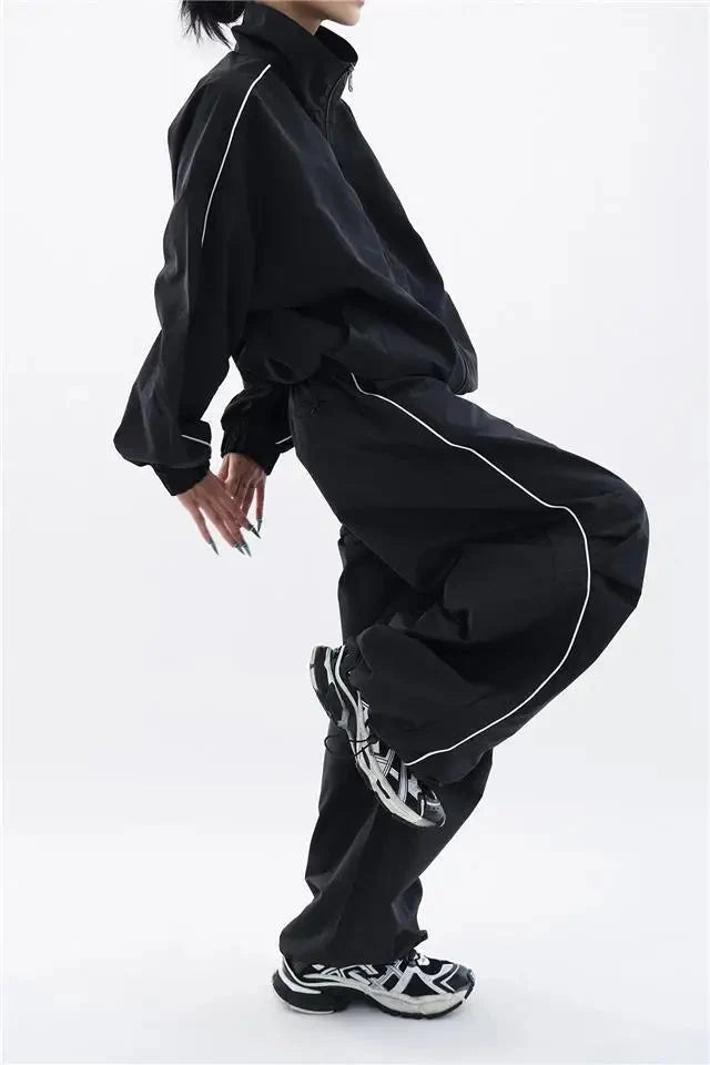 Drune | Oversized Training Suit for Women in Black