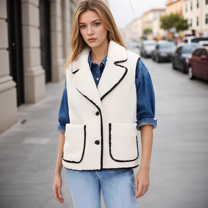 Isabella | Elegant And Textured Loop Layering Vest