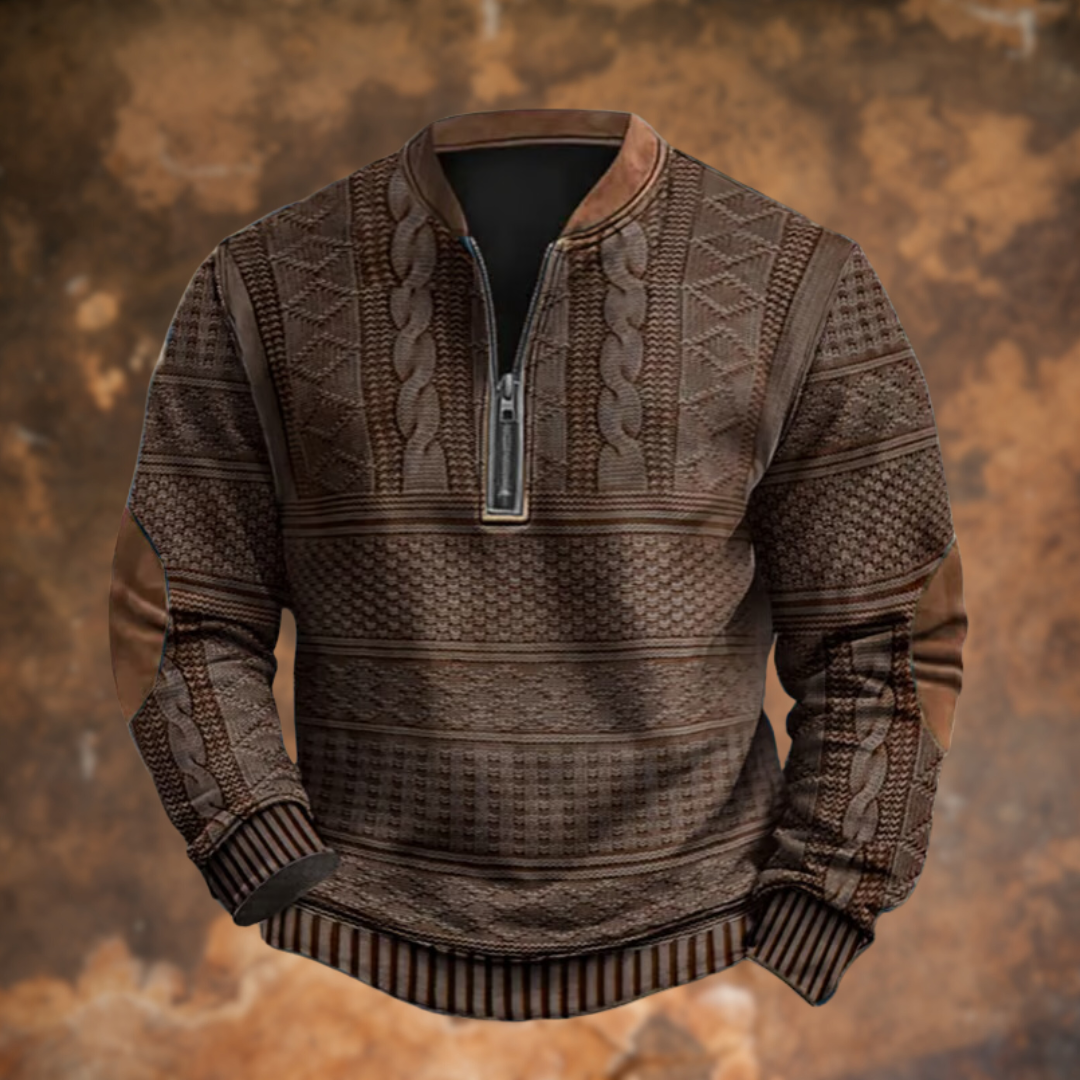 Levi | Pullover – Stylish Zip-Up Sweater for Everyday Wear