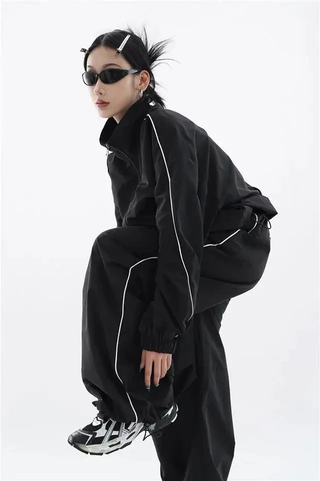 Drune | Oversized Training Suit for Women in Black