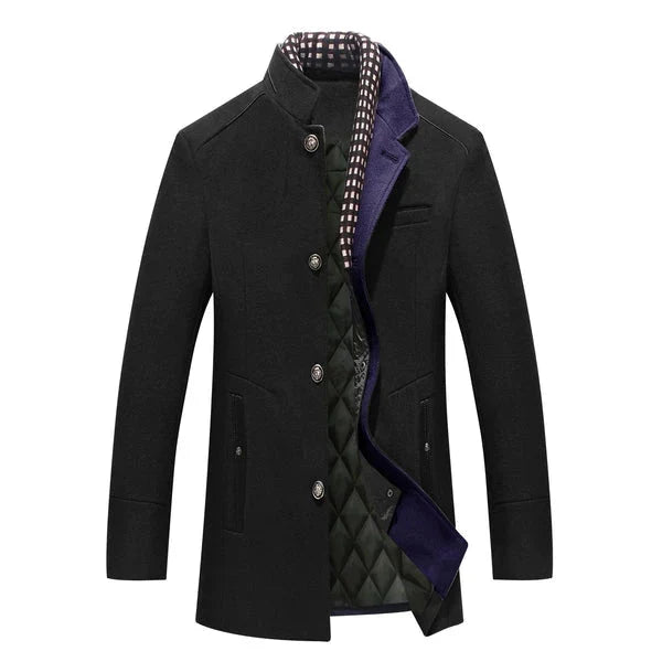 Ferdinand | Winter Wool Coat – Elegant and Warm for Men