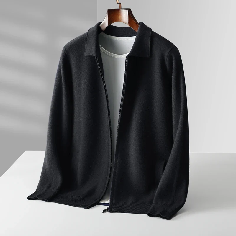 Ethan | Modern and Versatile Full-Zip Knit Cardigan