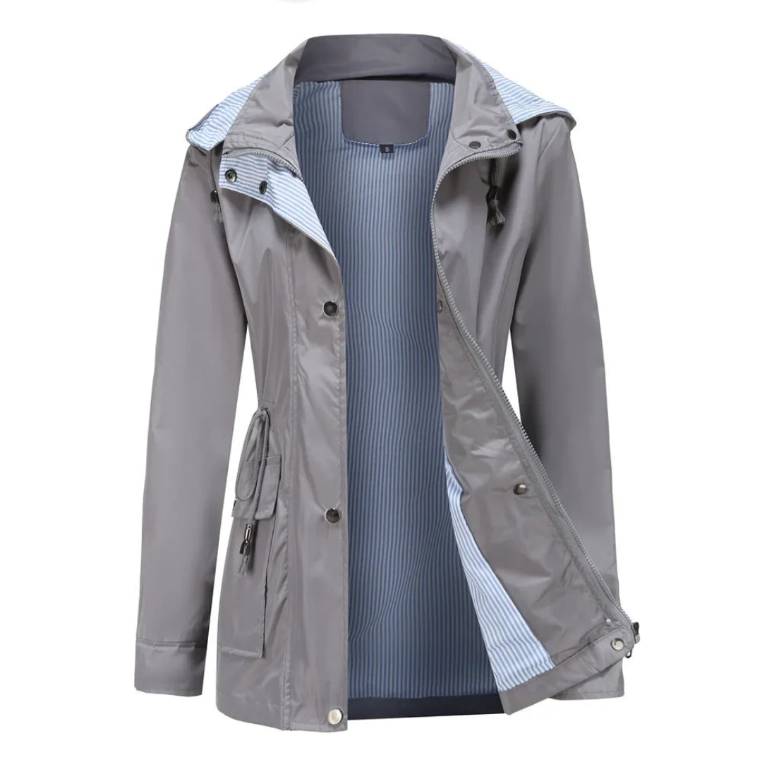 Lara | Waterproof Trench Coat – Versatile Outdoor Style for All