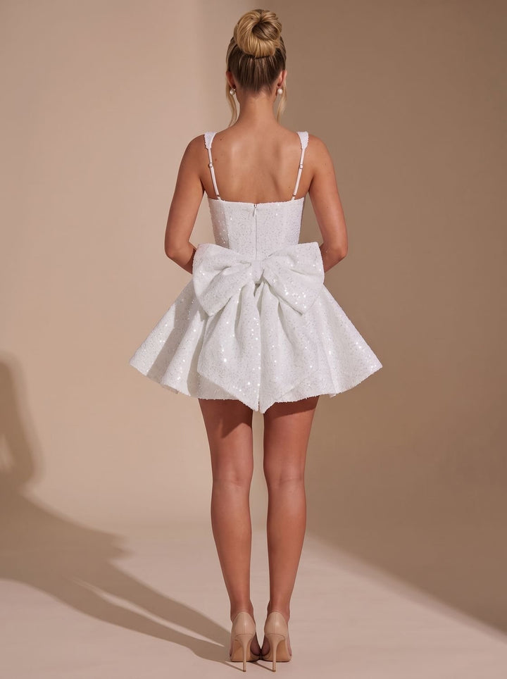 Victoria | Sequin Fit-and-Flare Christmas Party Dress