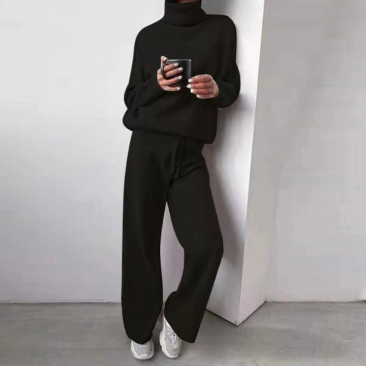 Elizabeth | Cozy And Elegant Turtleneck Knitted Two Piece Set