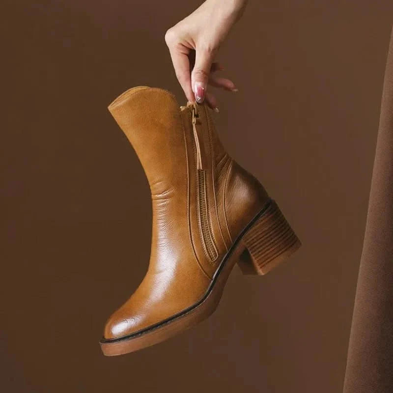 Selene | Ankle Boots – Premium Leather Style for Women