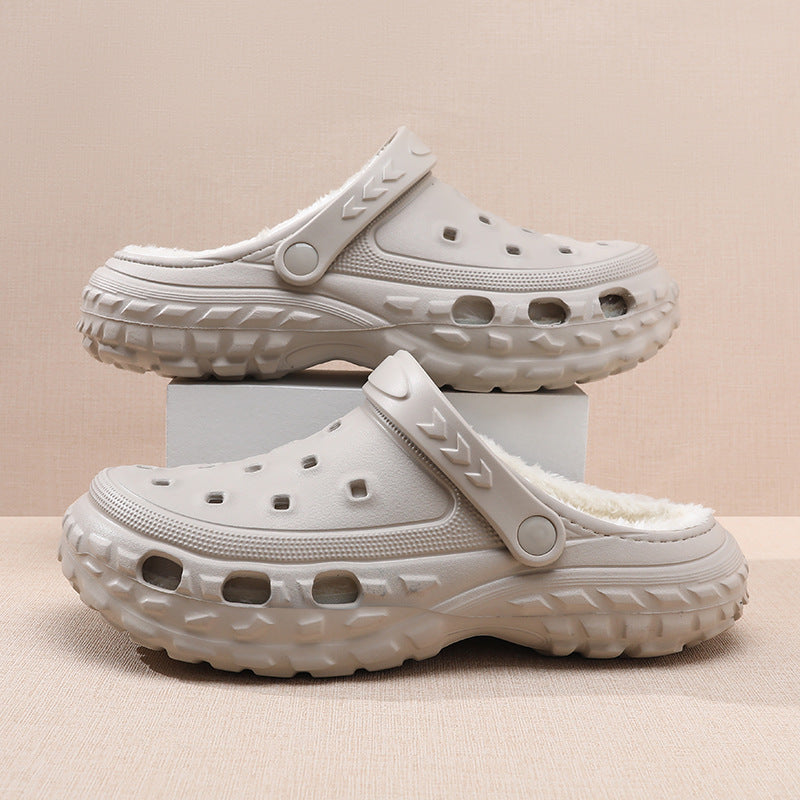 Benjamin | Warm And Cozy Men's Fleece-Lined Slip-On Clogs
