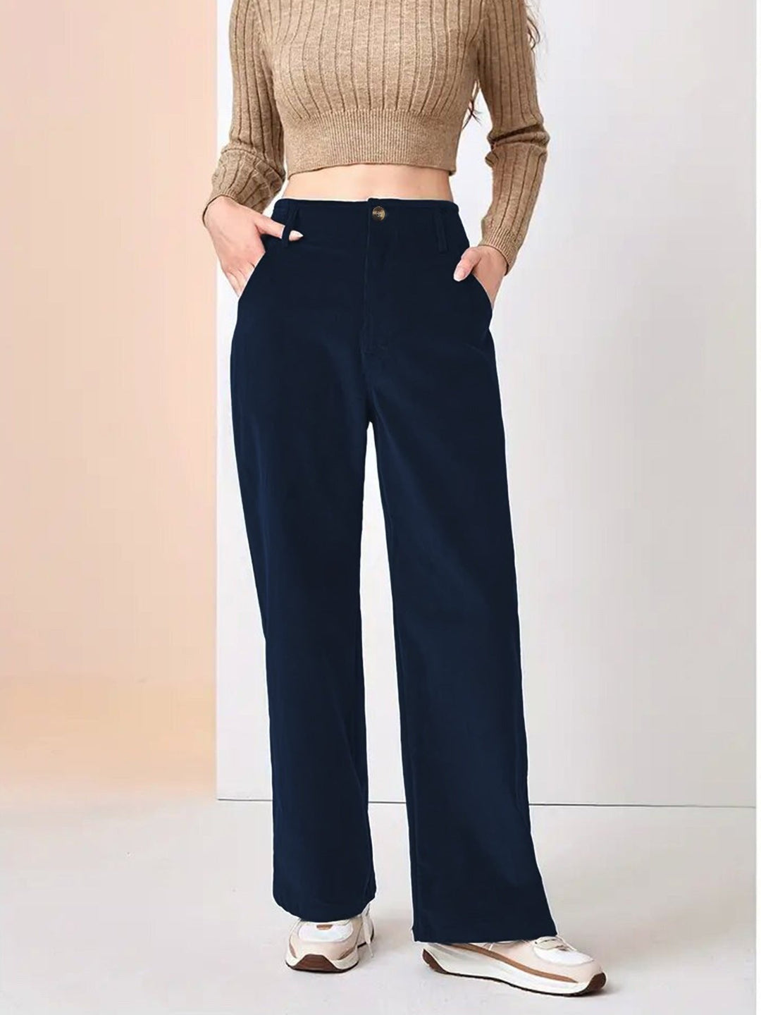 Frieda | Wide Leg Cord Pants for Everyday Style