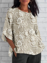 Maria | Comfortable And Relaxed Women's Floral Blouse