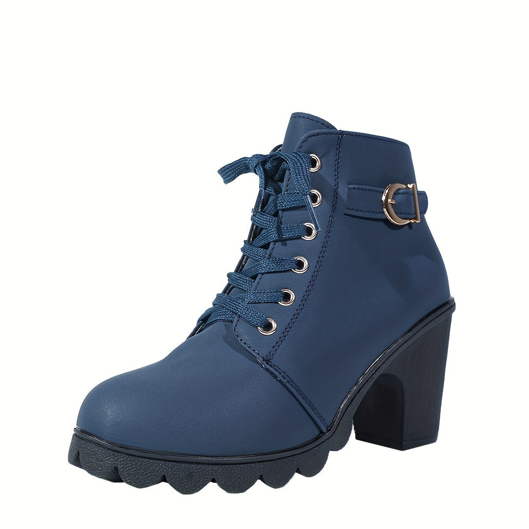 Luna | Elegant And Comfortable Lace-Up Ankle Boots