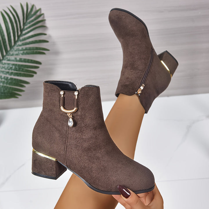 Hazel | Sophisticated and Stylish Suede Chelsea Ankle Boots