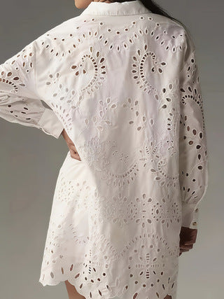 Sofia | Lightweight and Breathable Button Front Tunic Shirt
