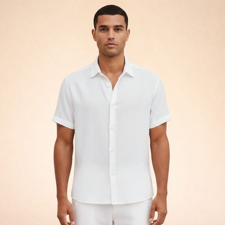 Cavello | Camicia estiva moderna da uomo in lino