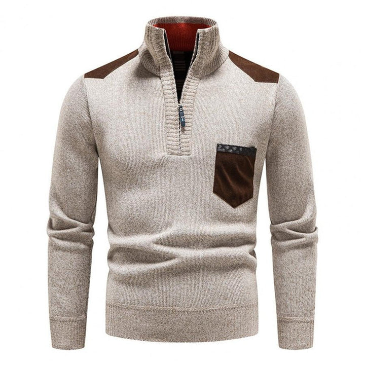 Wolcott | Wool Zip Sweater – Classic Warmth for Men