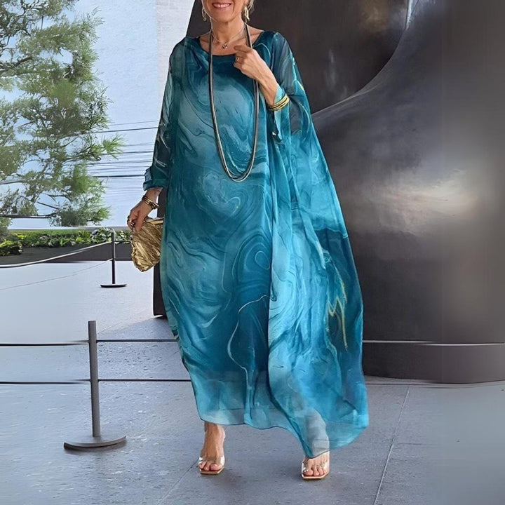 Sofia | Comfortable and Flowing Long Sleeved Maxi Dress