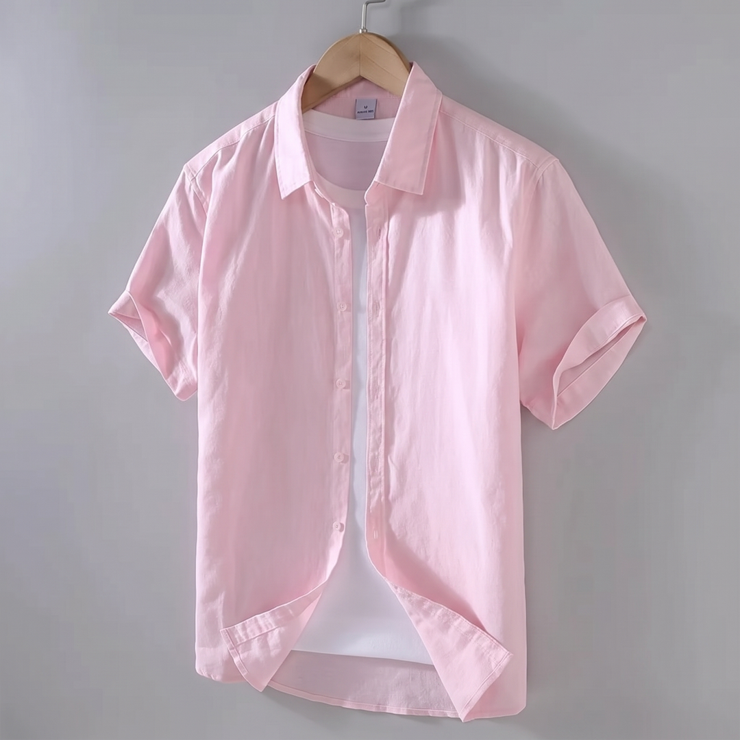 Kingsmead | Breathable Cotton Shirt – Relaxed Short-Sleeve Style for Men