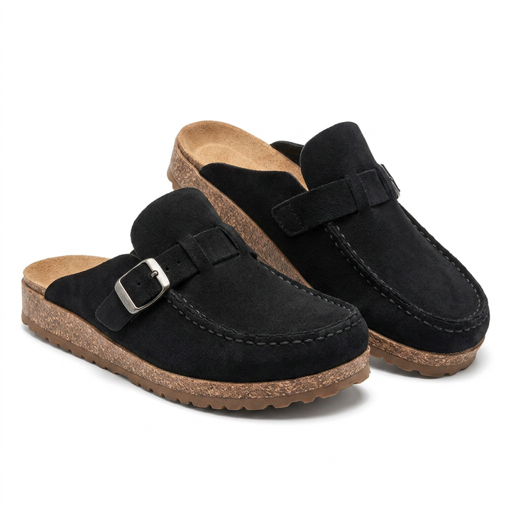 Chedmere | Cushioned Slip-On with Adjustable Buckle for Women