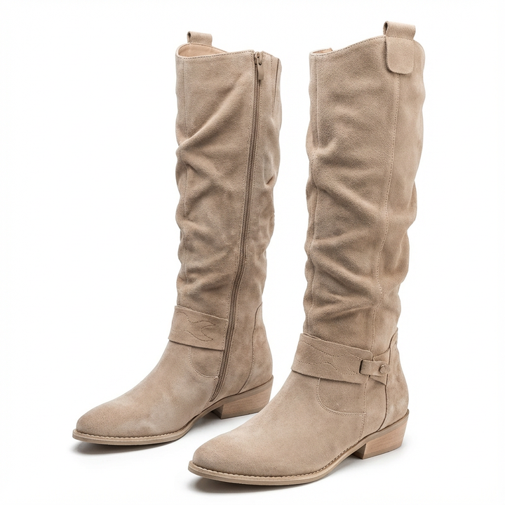 Freya | Chic And Comfortable Slouchy Knee High Boots