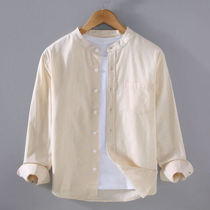 Riley | Casual Linen Shirt – Structured Design for Effortless Style