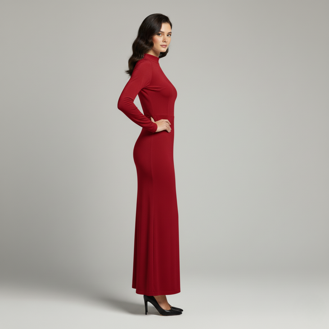 Elise | Women’s Long Sleeve Elegant Maxi Dress