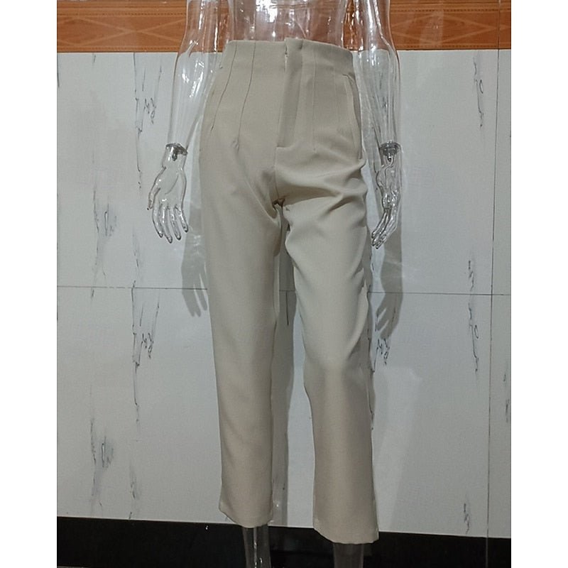Adrienne | High-Waisted Tailored Trousers for Effortless Style