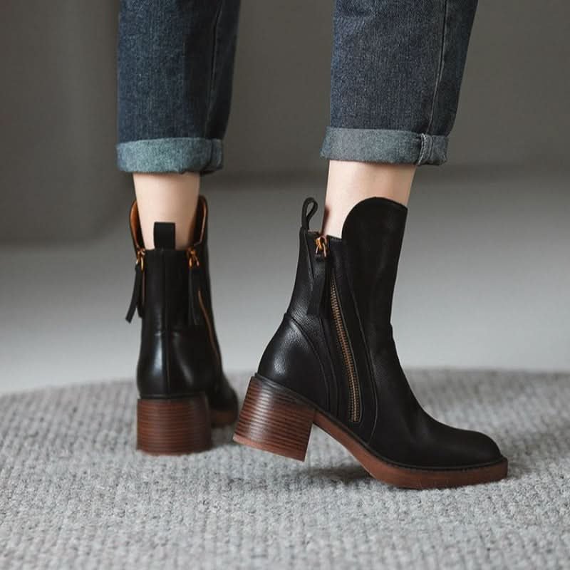 Selene | Ankle Boots – Premium Leather Style for Women