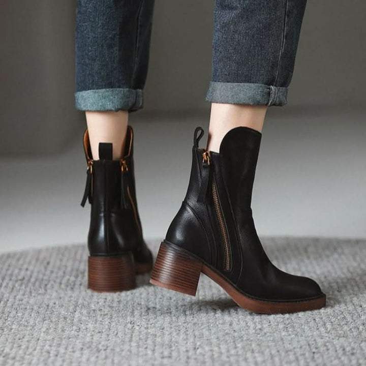 Selene | Ankle Boots – Premium Leather Style for Women