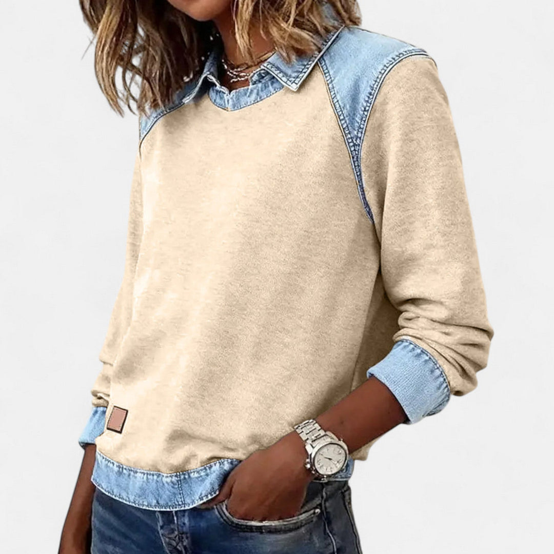 Luna | Modern And Comfortable Long-Sleeve Knit Sweatshirt