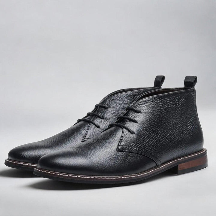 Niklas | Refined Orthopedic Leather Chukka Men Boots