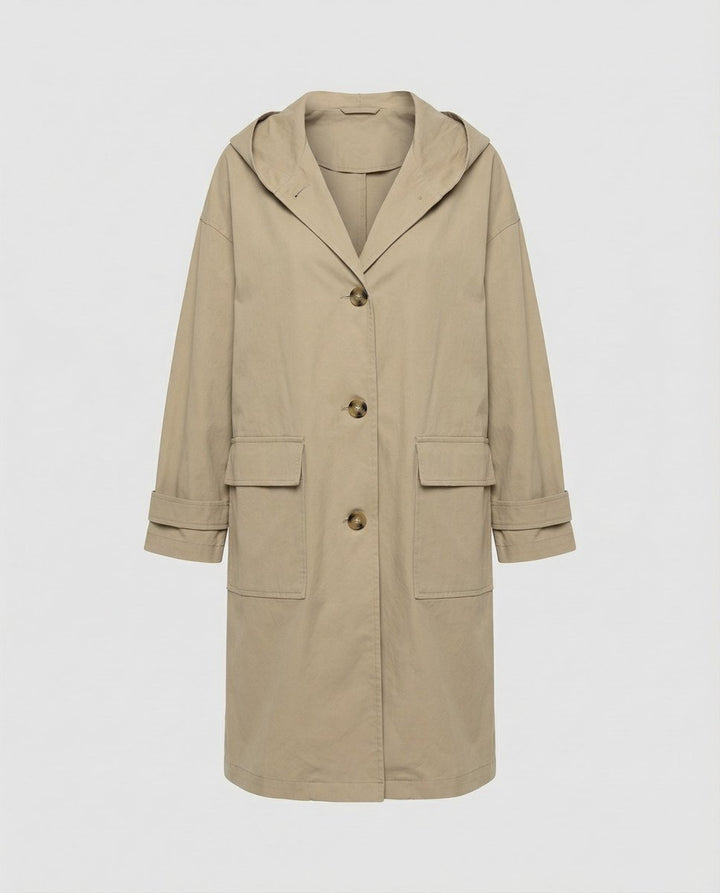 Amelia | Comfortable And Casual Waterproof Trench Coat