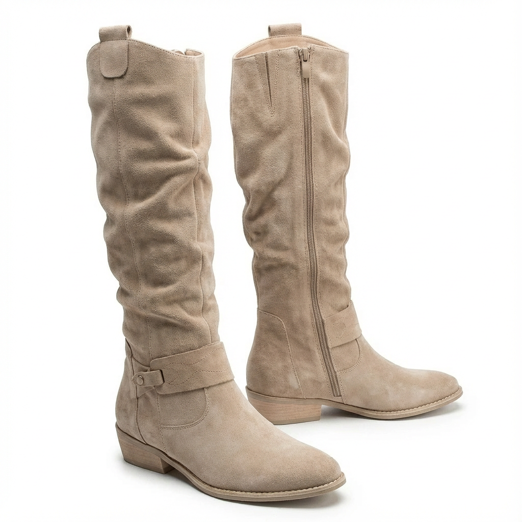 Freya | Chic And Comfortable Slouchy Knee High Boots