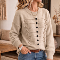 Livia | Maglione in maglia elegante e ricercato con lavorazione intrecciata