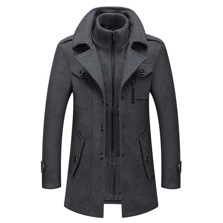Claus | Double Layer Coat – Modern Elegance for Men