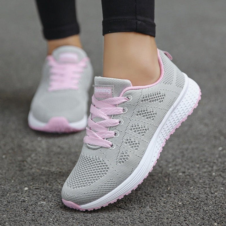 Amelia | Breathable And Supportive Orthopedic Lace Up Sneakers